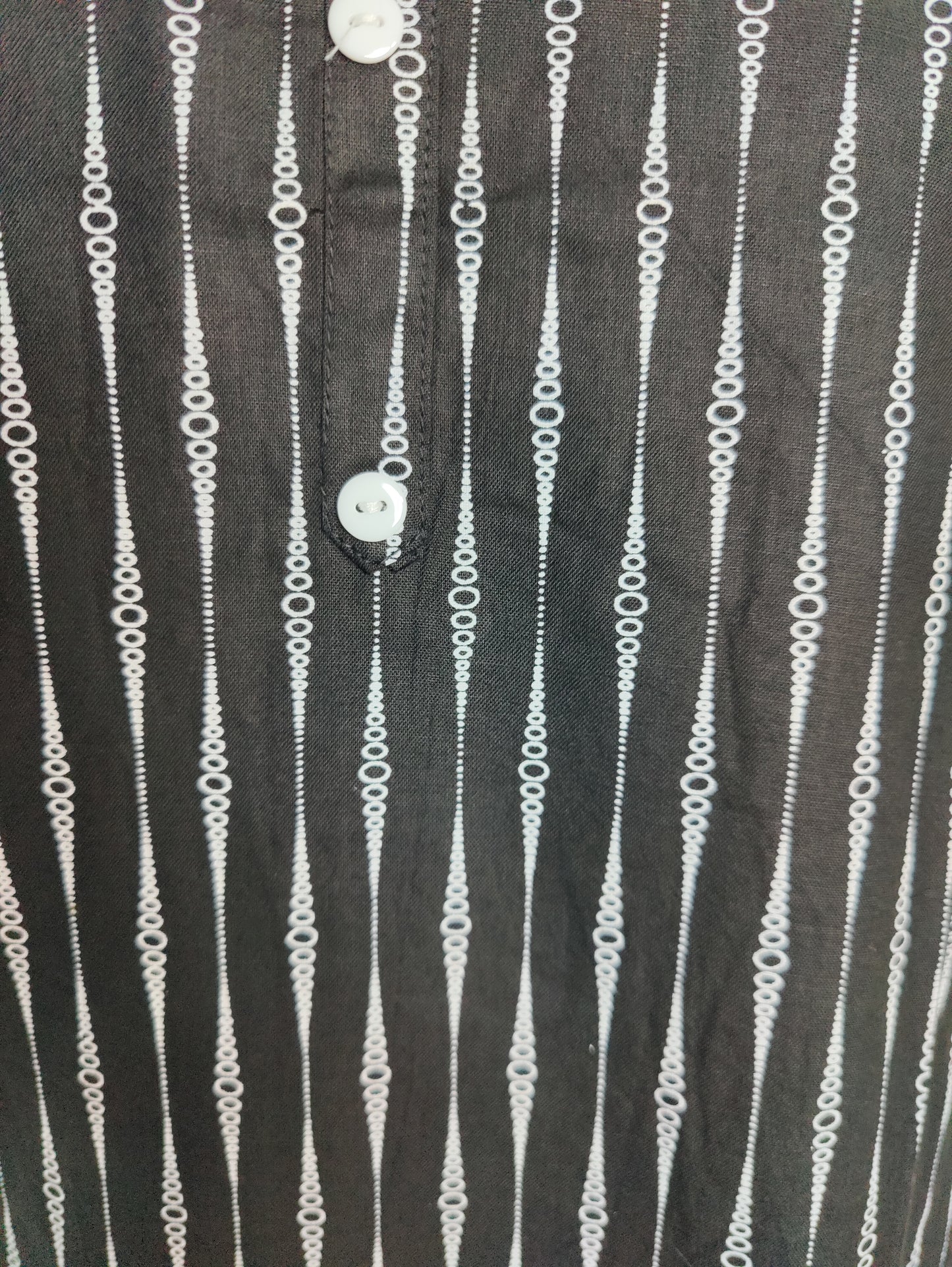 Classic Chic: Black and White Ikat Kurti
