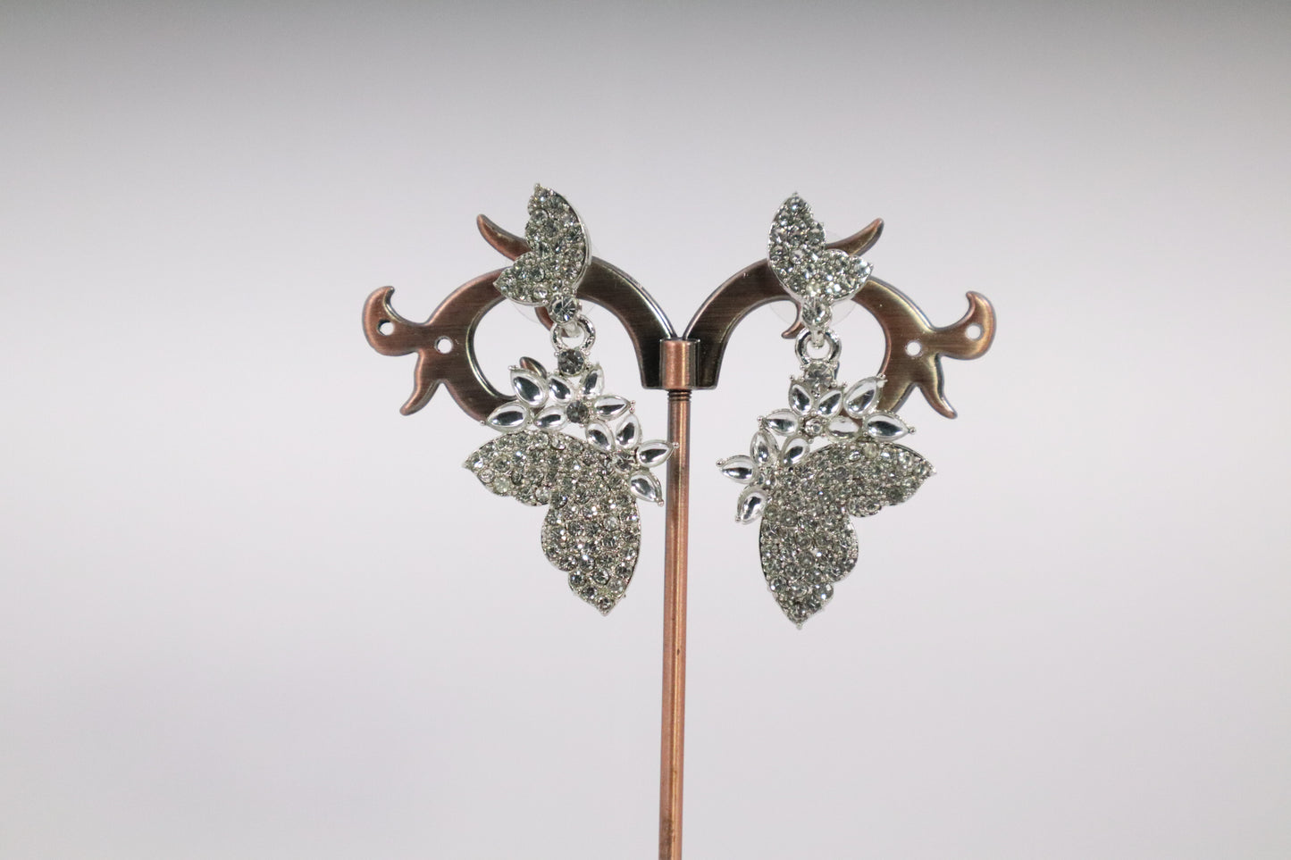 Crystal Wing Earrings (AJ1230)
