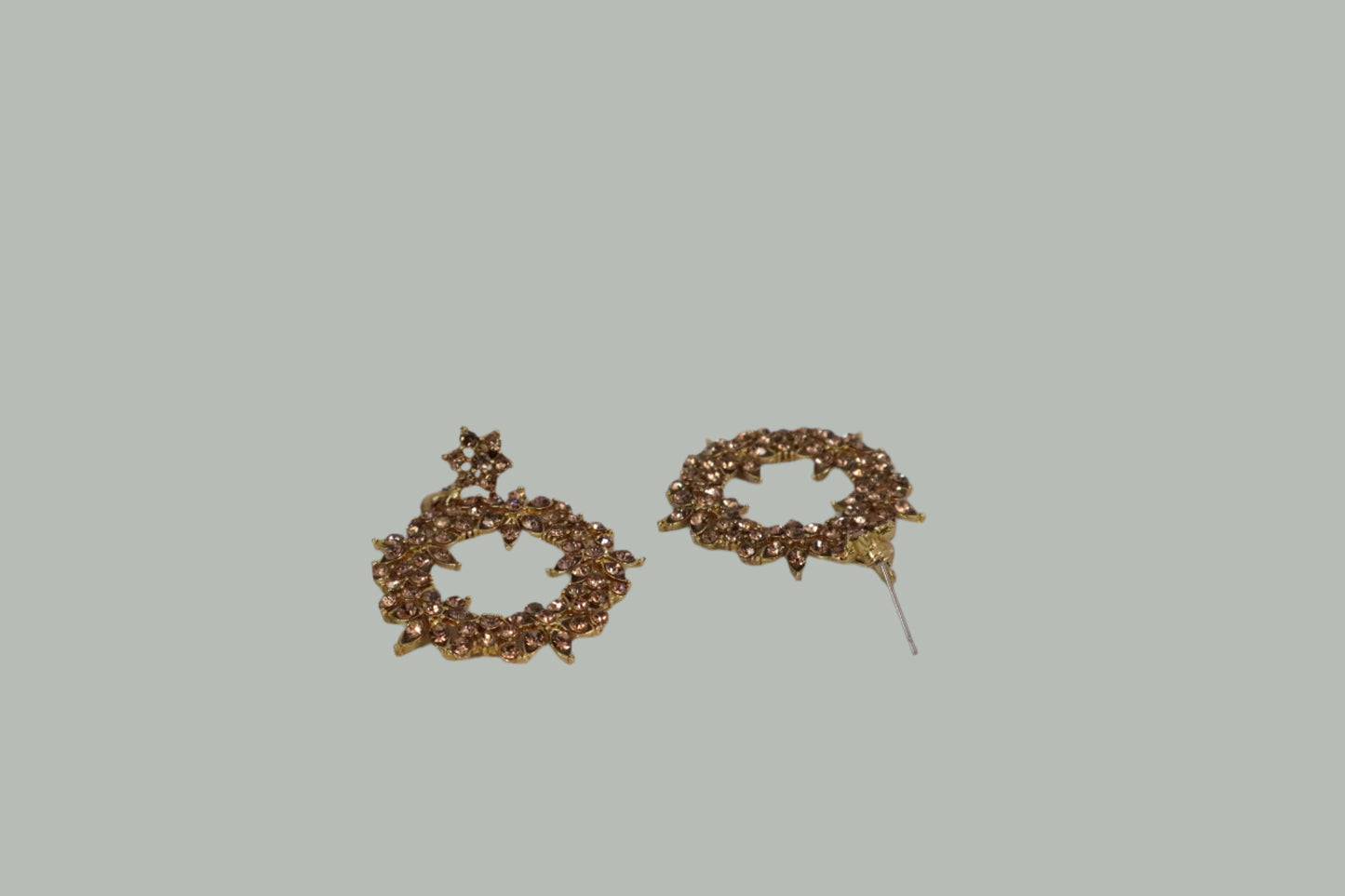 Vintage-Inspired Crystal Drop Earrings (DH P638)