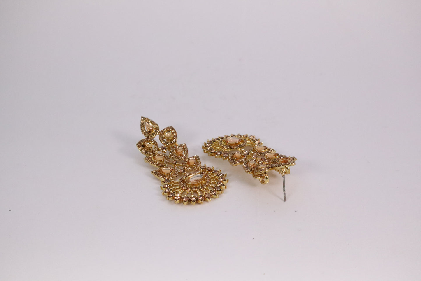 Golden Leaf Cascade Earrings (DH P693)