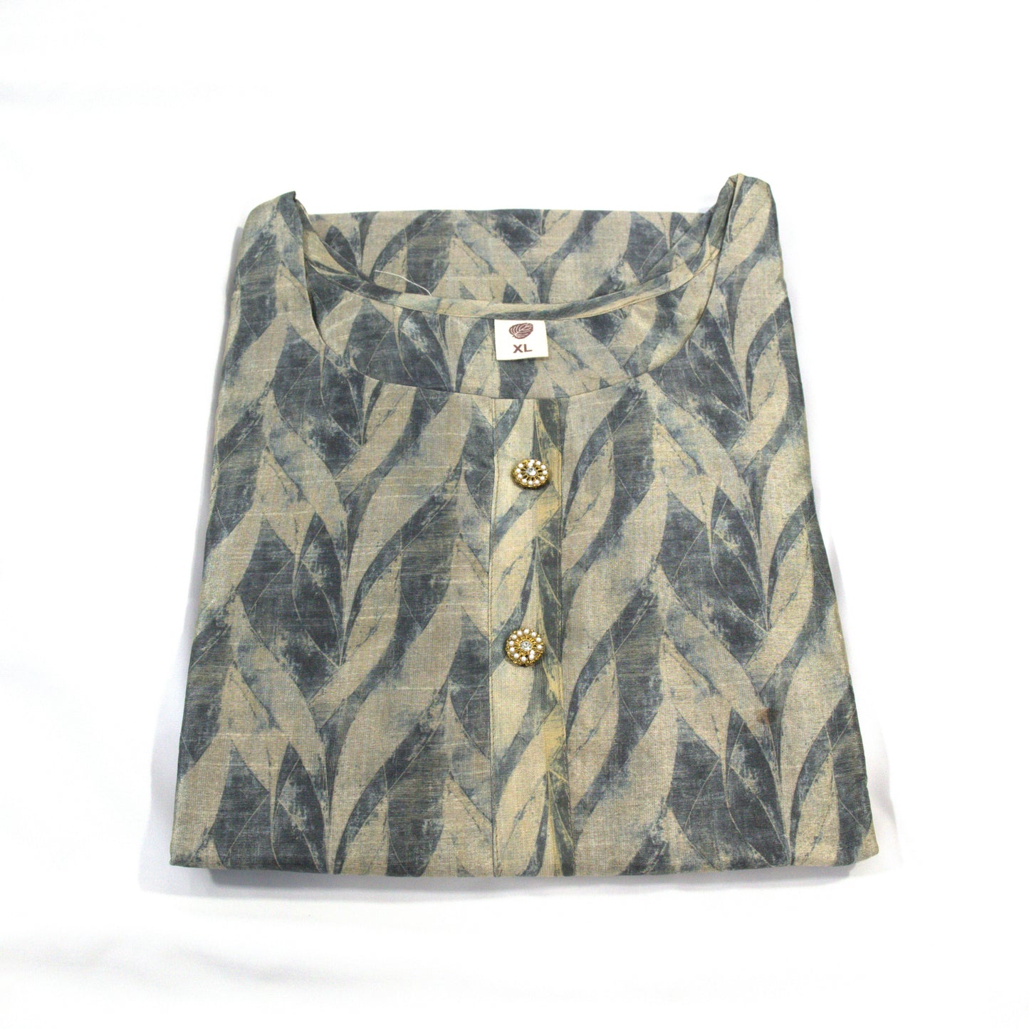 Beige Ikat Kurta
