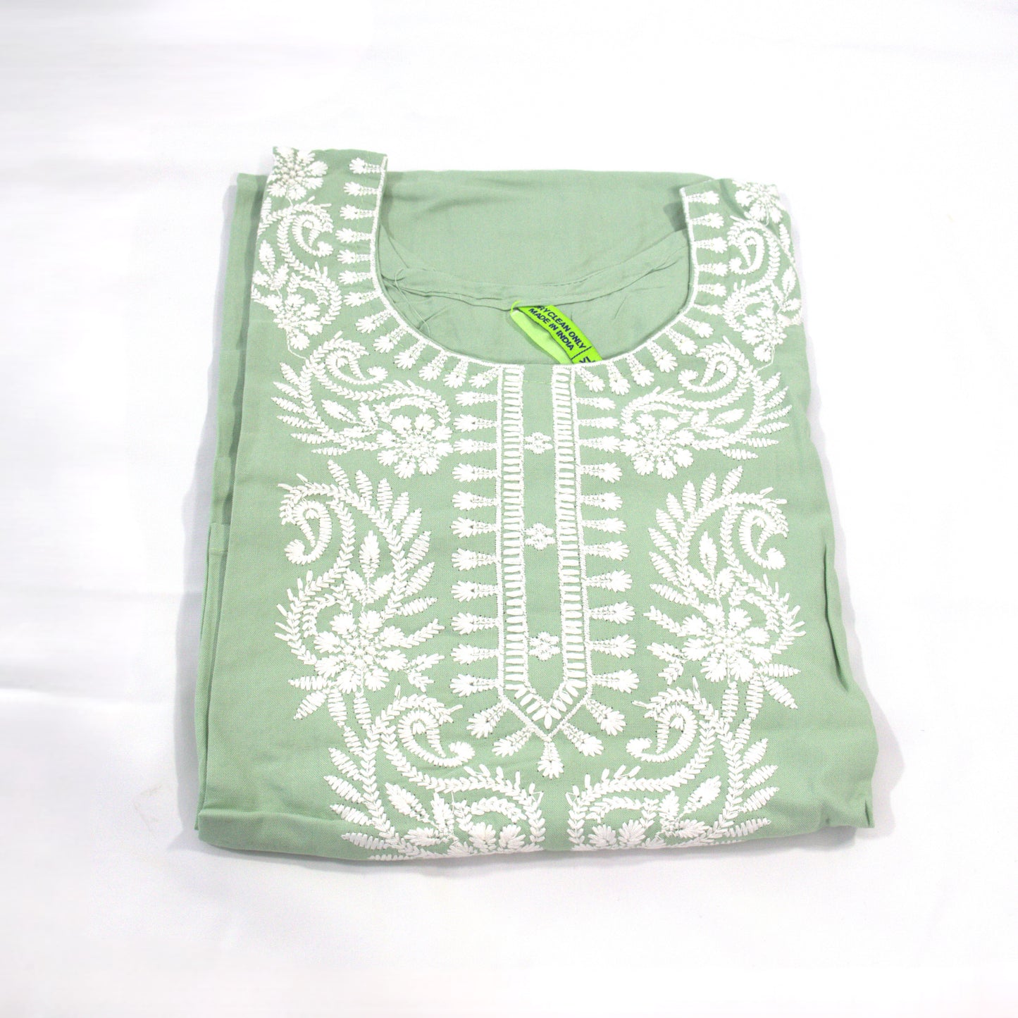 Cotton Kurta Set with Intricate Embroidery