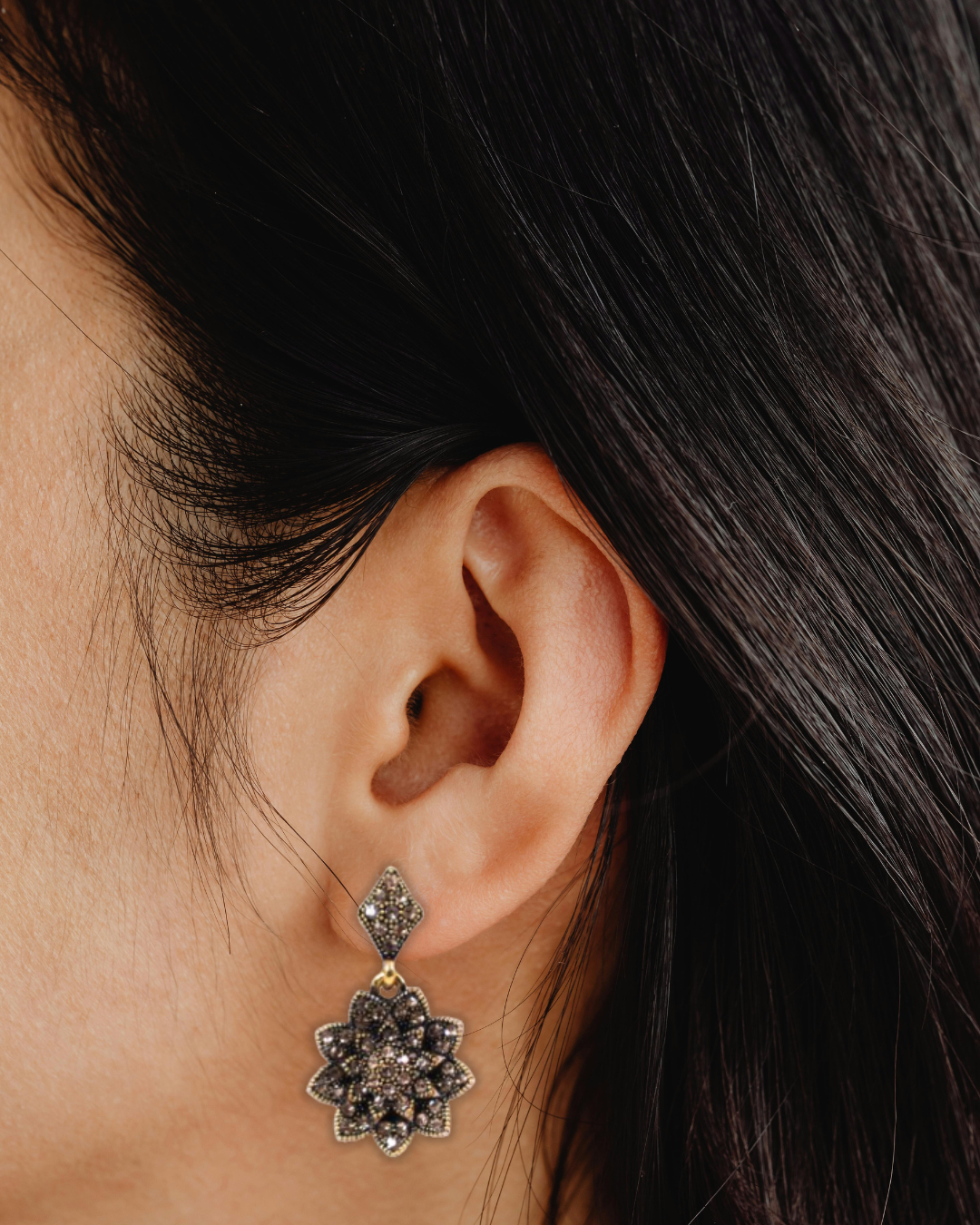 Celestial Flower Earrings (KN1637)