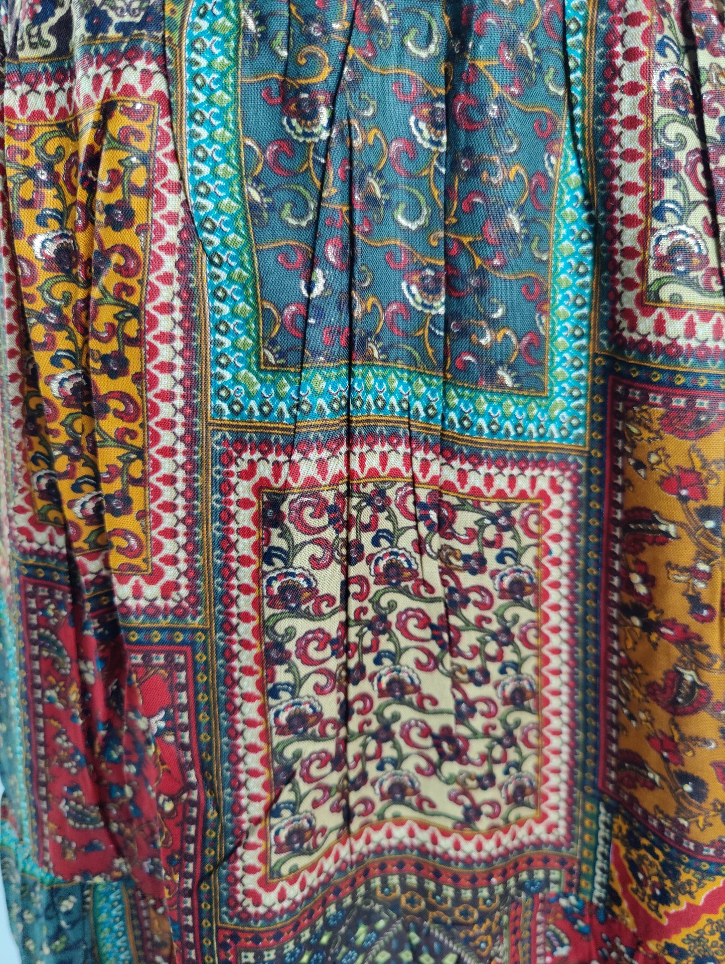 Bohemian Rhapsody: Patchwork Printed Kurti