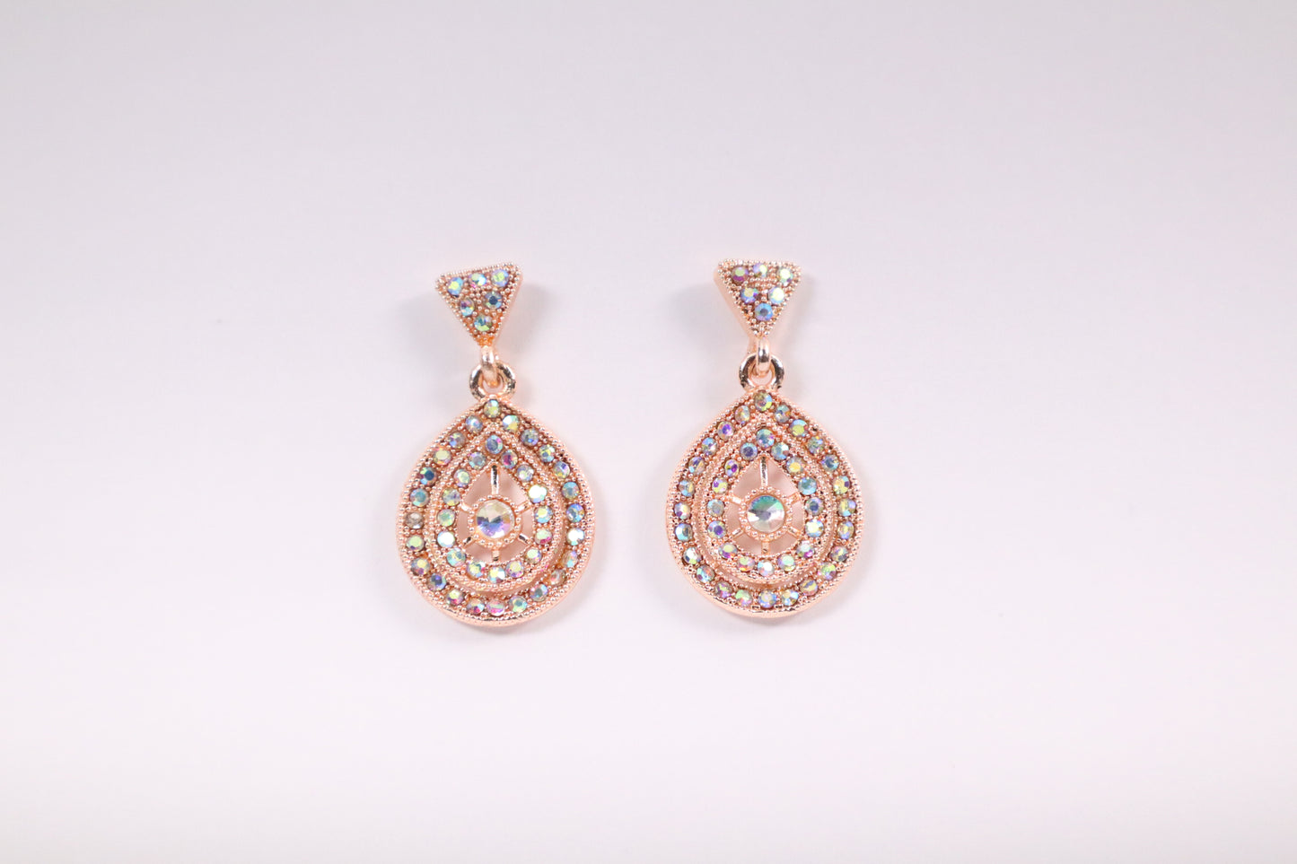 Teardrop Crystal Earrings (KN1628)