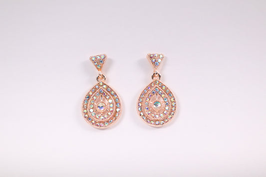 Teardrop Crystal Earrings (KN1628)