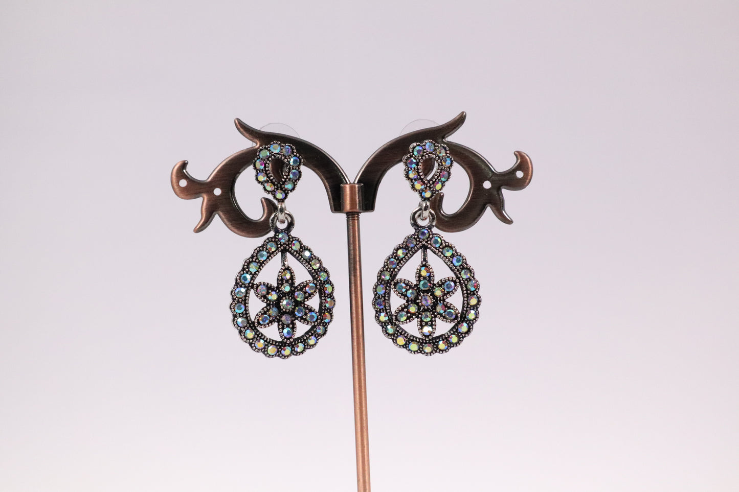 Silver Dangle Earrings (KN1644)