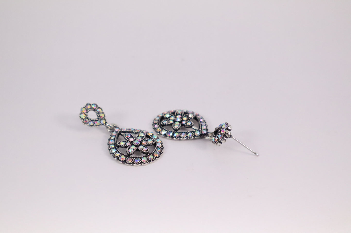 Silver Dangle Earrings (KN1644)