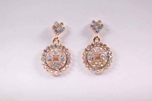 Celestial Circle Earrings (KN1645)