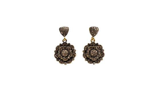 Bohemian Chic Floral Drop Earrings (KN1649)