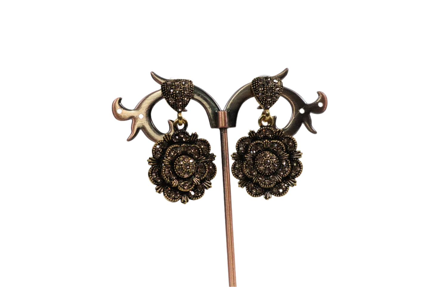 Bohemian Chic Floral Drop Earrings (KN1649)