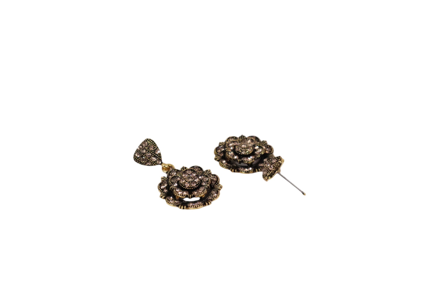 Bohemian Chic Floral Drop Earrings (KN1649)