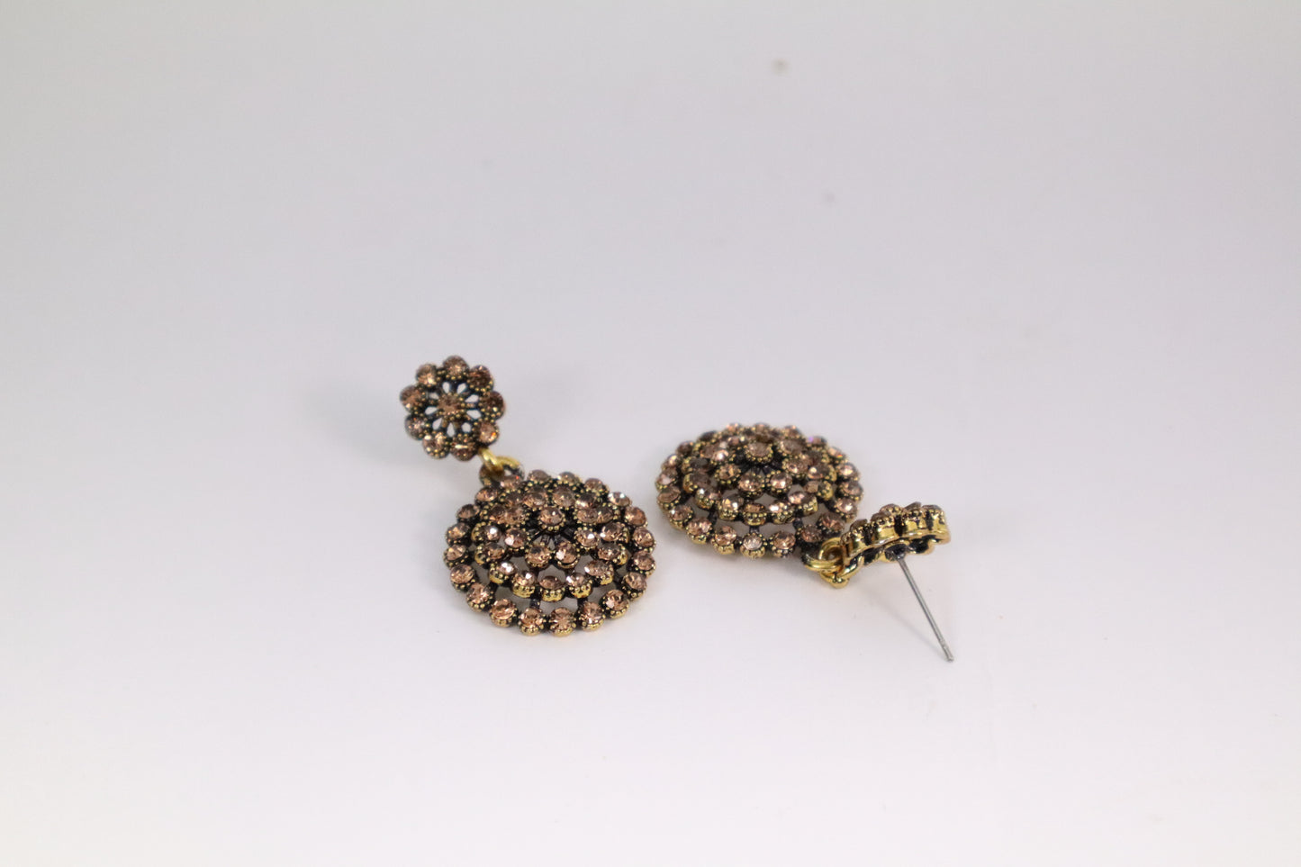 Elegant Crystal Drop Earrings (KN1650)