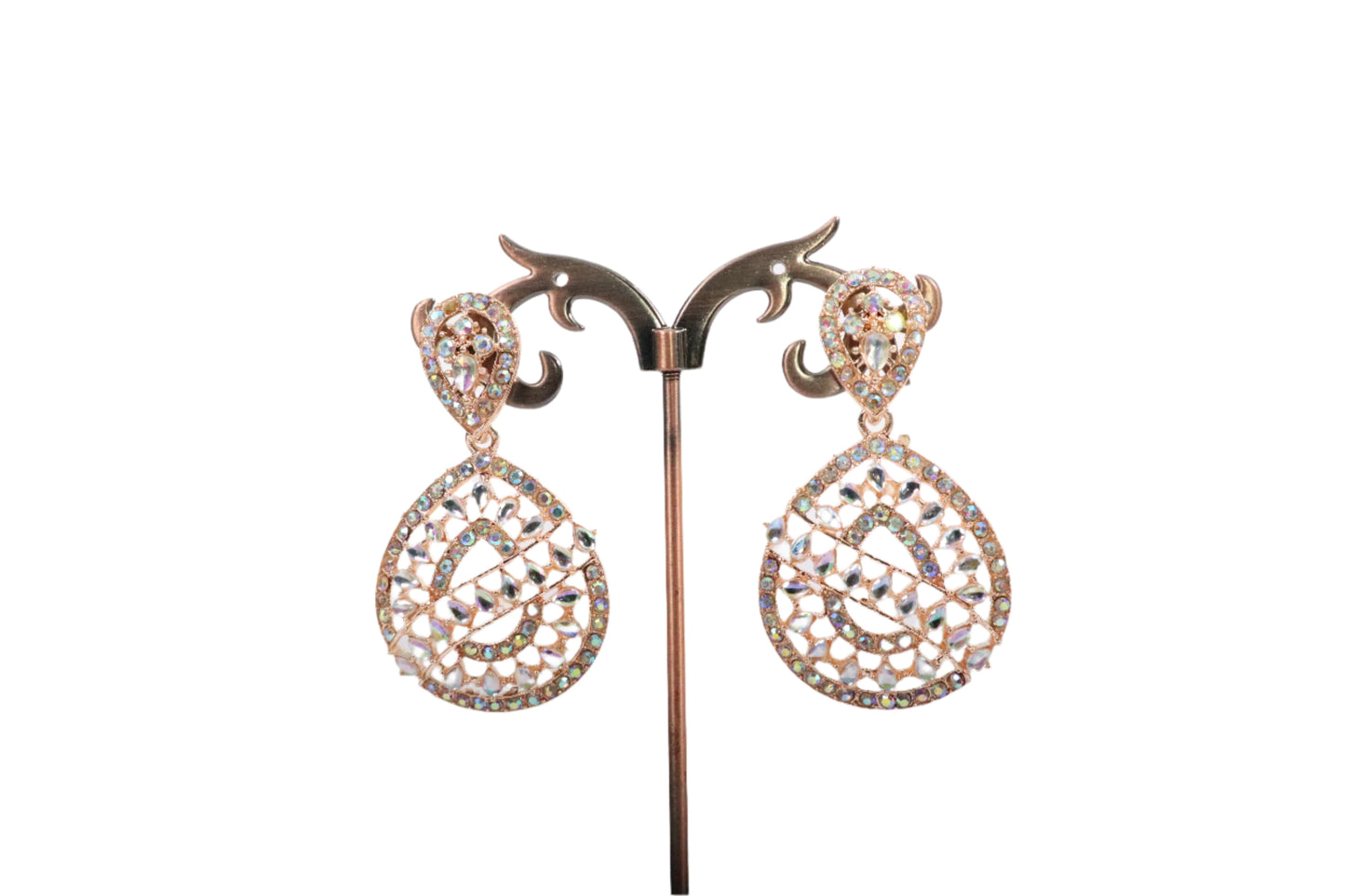 Teardrop Treasure earrings (AJ972)
