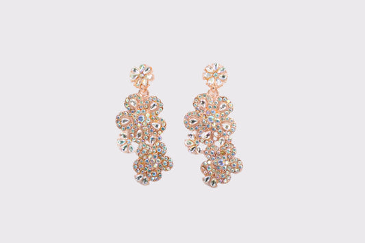 Crystal Cascade Earrings (AJ1412)