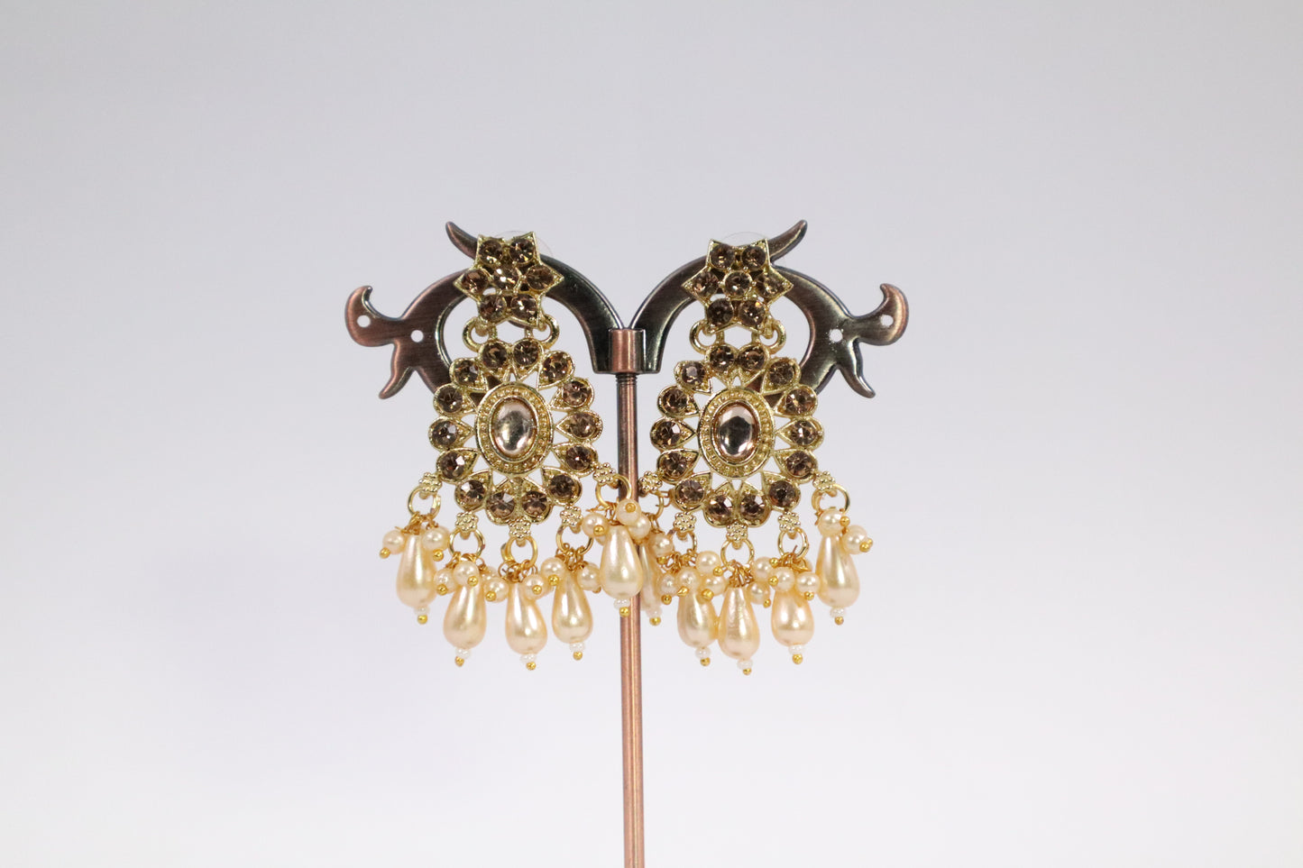 Vintage-Inspired Jhumka Earrings (DH F517)