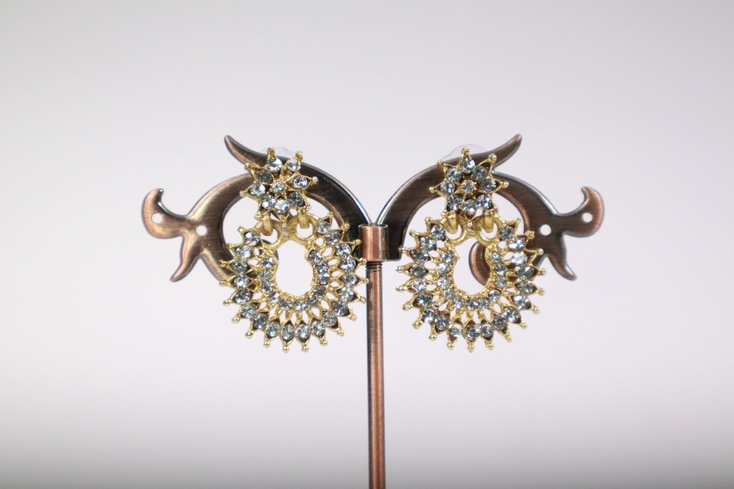 Radiant Crystal Drop Earrings (DH P331)