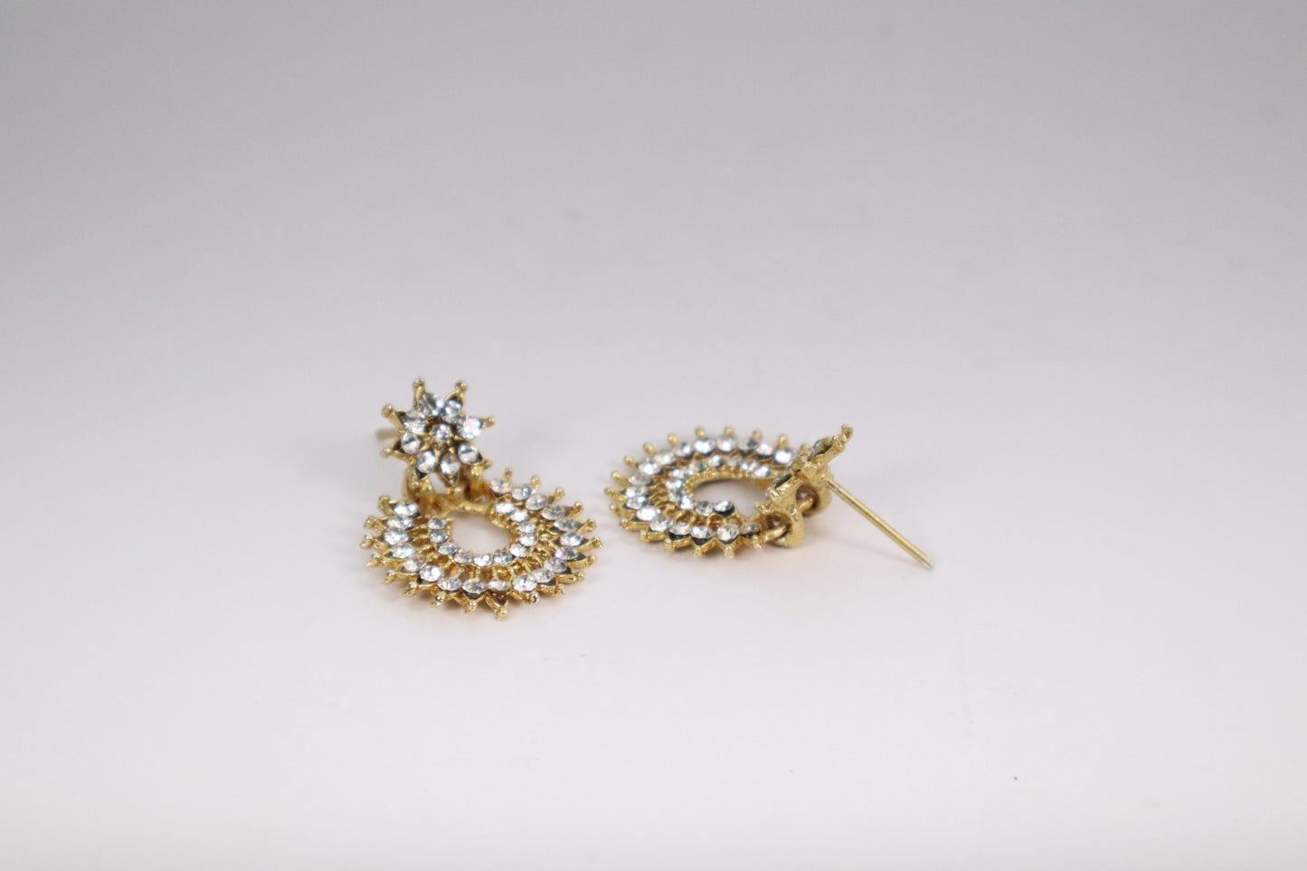 Radiant Crystal Drop Earrings (DH P331)