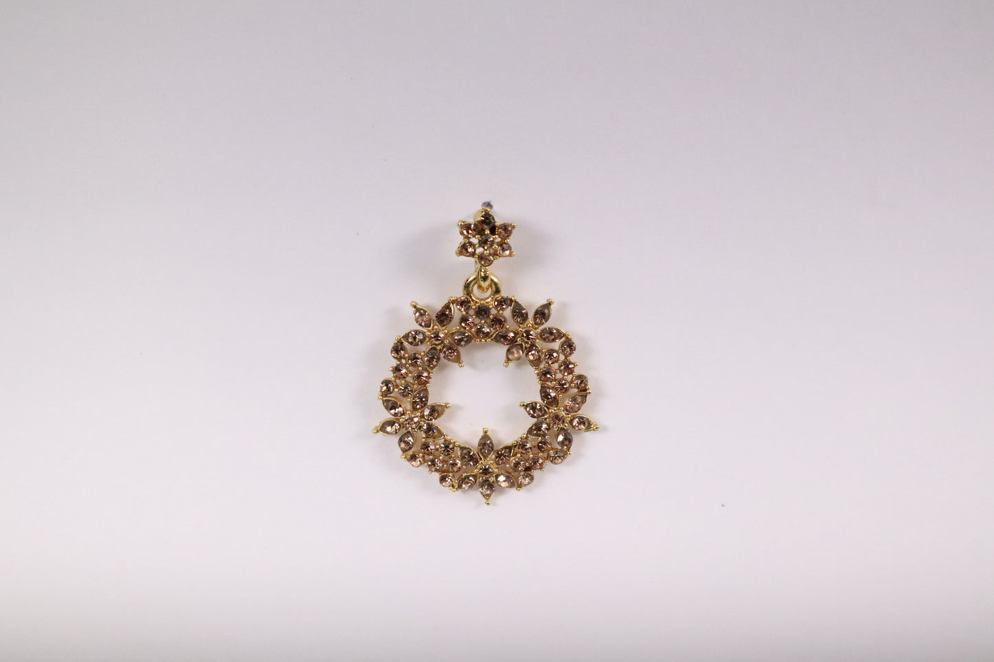 Vintage-Inspired Crystal Drop Earrings (DH P638)