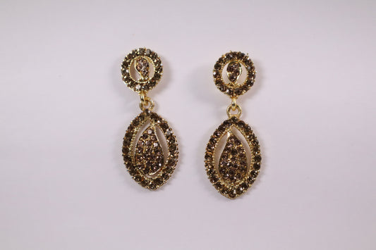 Double-Drop Crystal Earrings (DH P750)