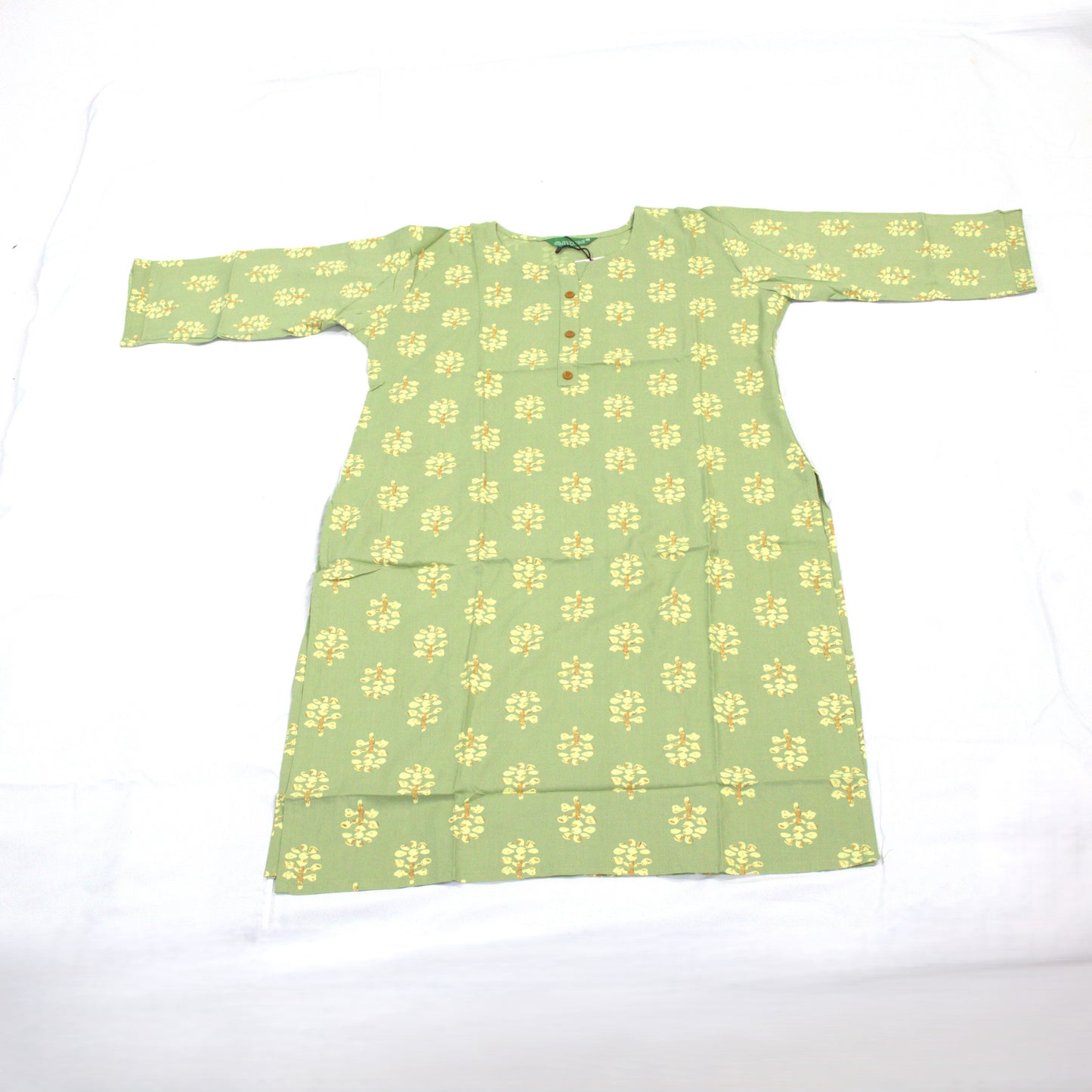 Green Floral Kurti