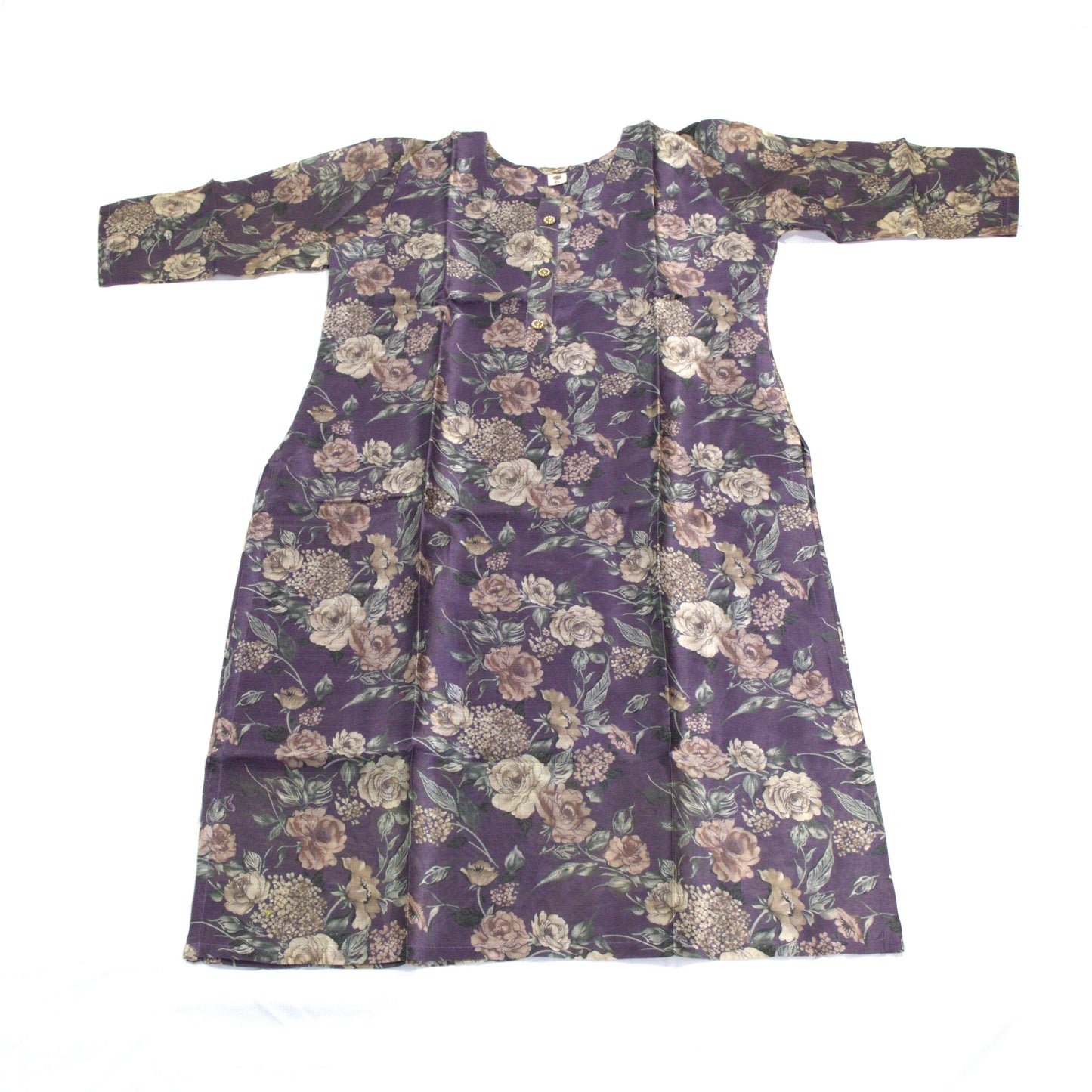 Purple Floral Kurta