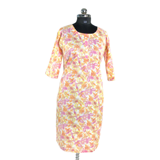 Summery Floral Kurta