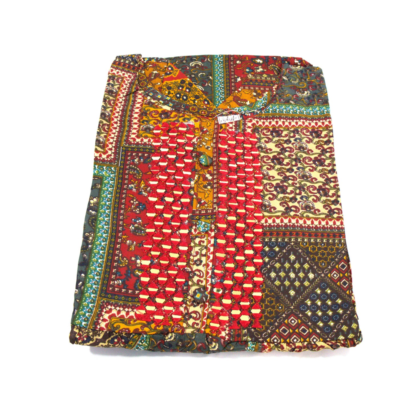 Bohemian Rhapsody: Patchwork Printed Kurti
